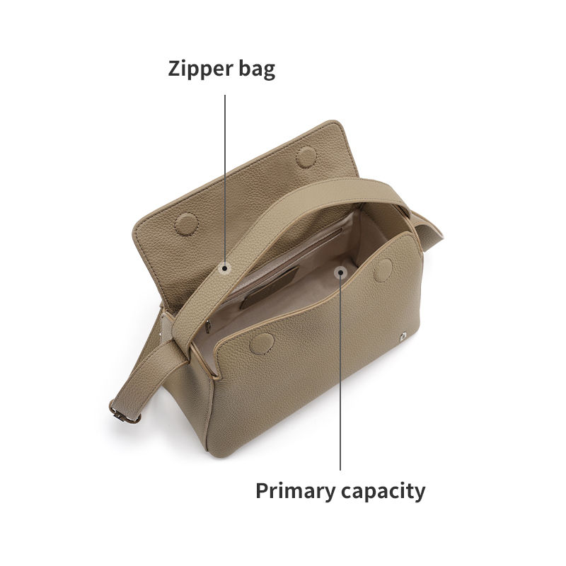 Thumbnail: La Festin Designer Leather Shoulder & Crossbody Tote Bag