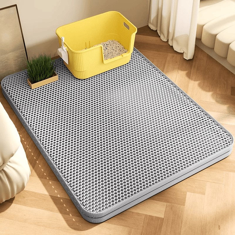 Extra Large Waterproof Double Layer Non-Slip Cat Litter Mat