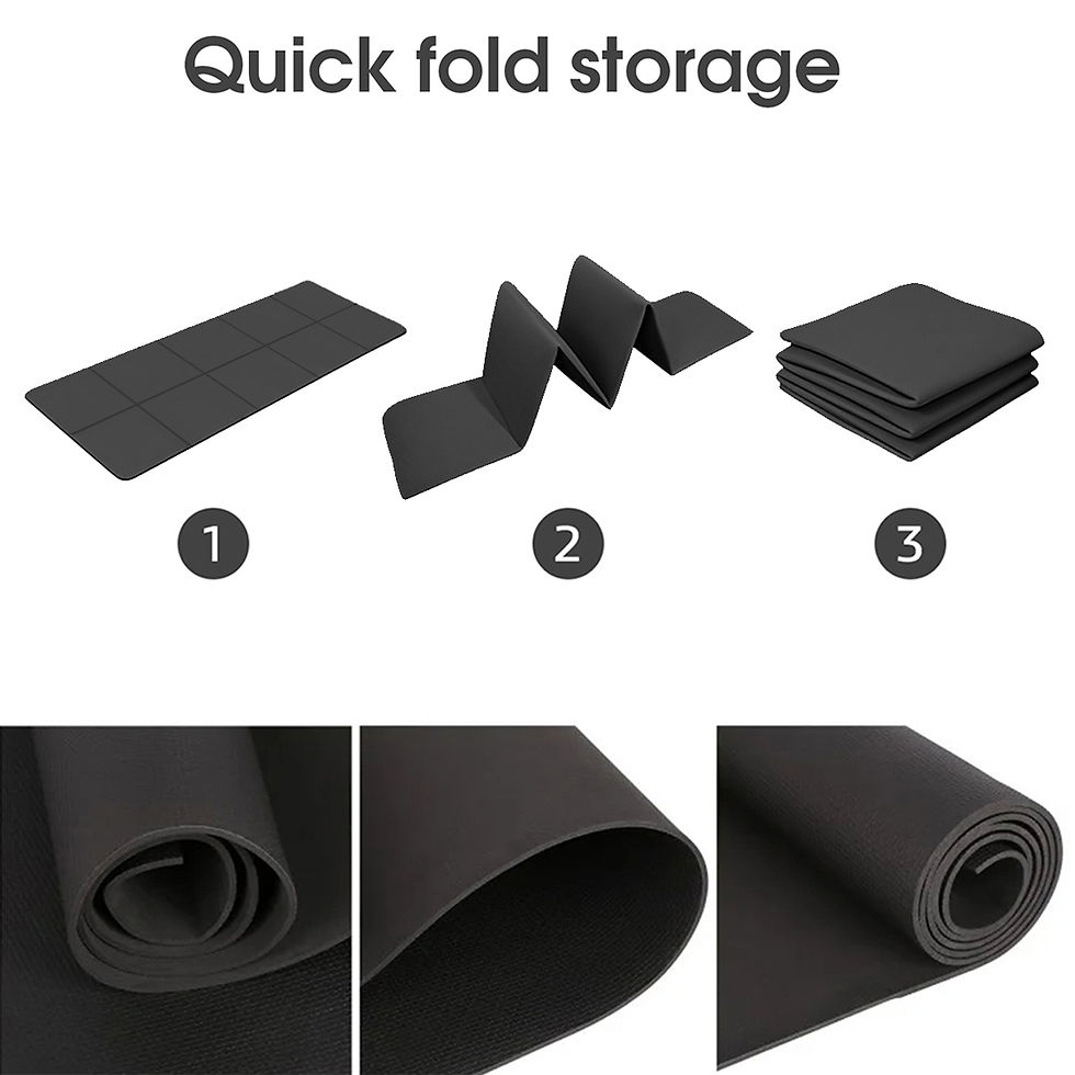 Thumbnail: Comfortable 4mm EVA Foam Sports and Fitness Yoga Mat