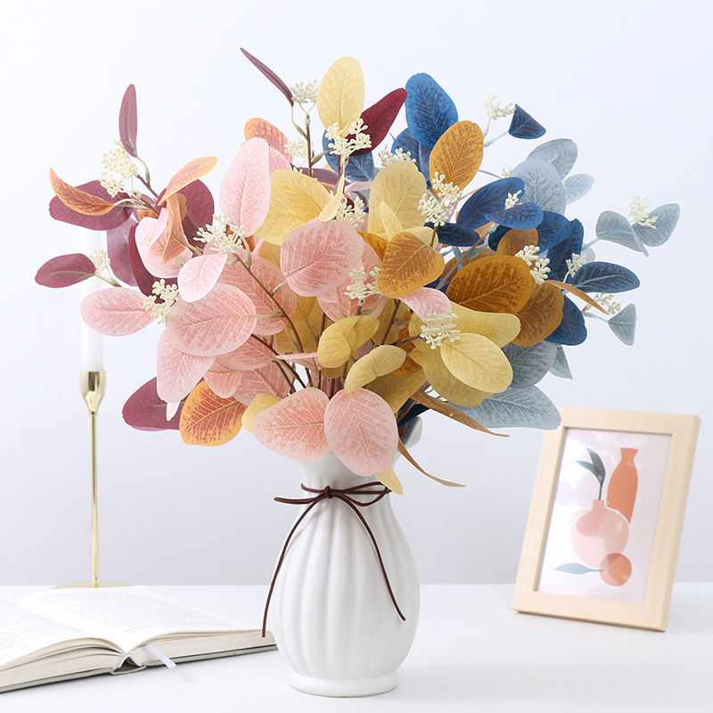 Thumbnail: 6-Piece Artificial Blue Eucalyptus Stems