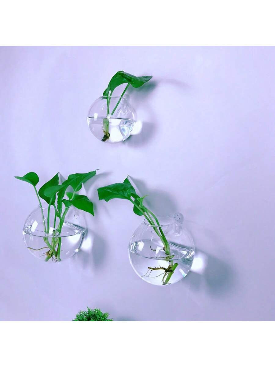 Thumbnail: Wall Hanging Glass Terrarium Hydroponic Planter