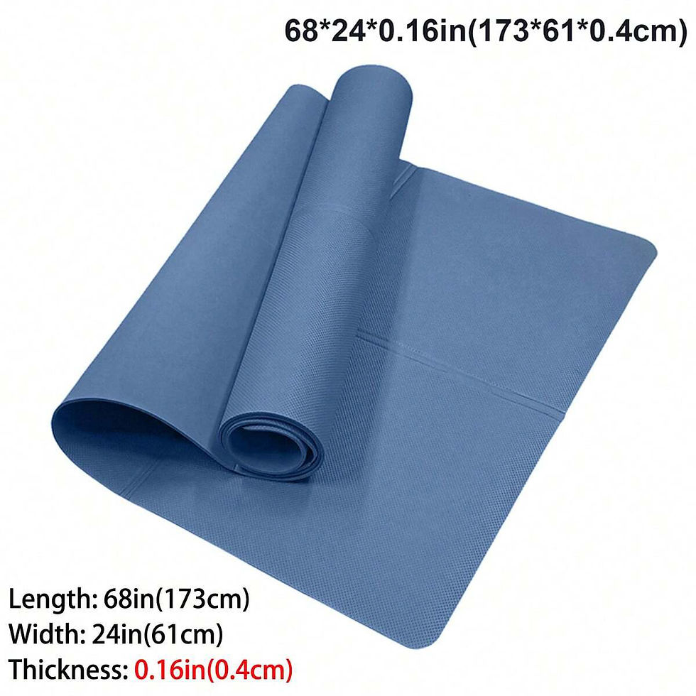 Thumbnail: Eco-Friendly Foldable Travel Fitness Yoga Mat