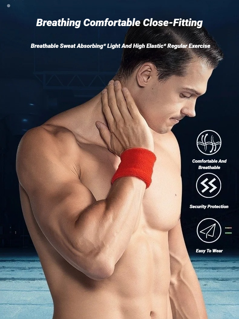 Thumbnail: Sports Towel Wristbands for Tennis and Basketball 8x10cm