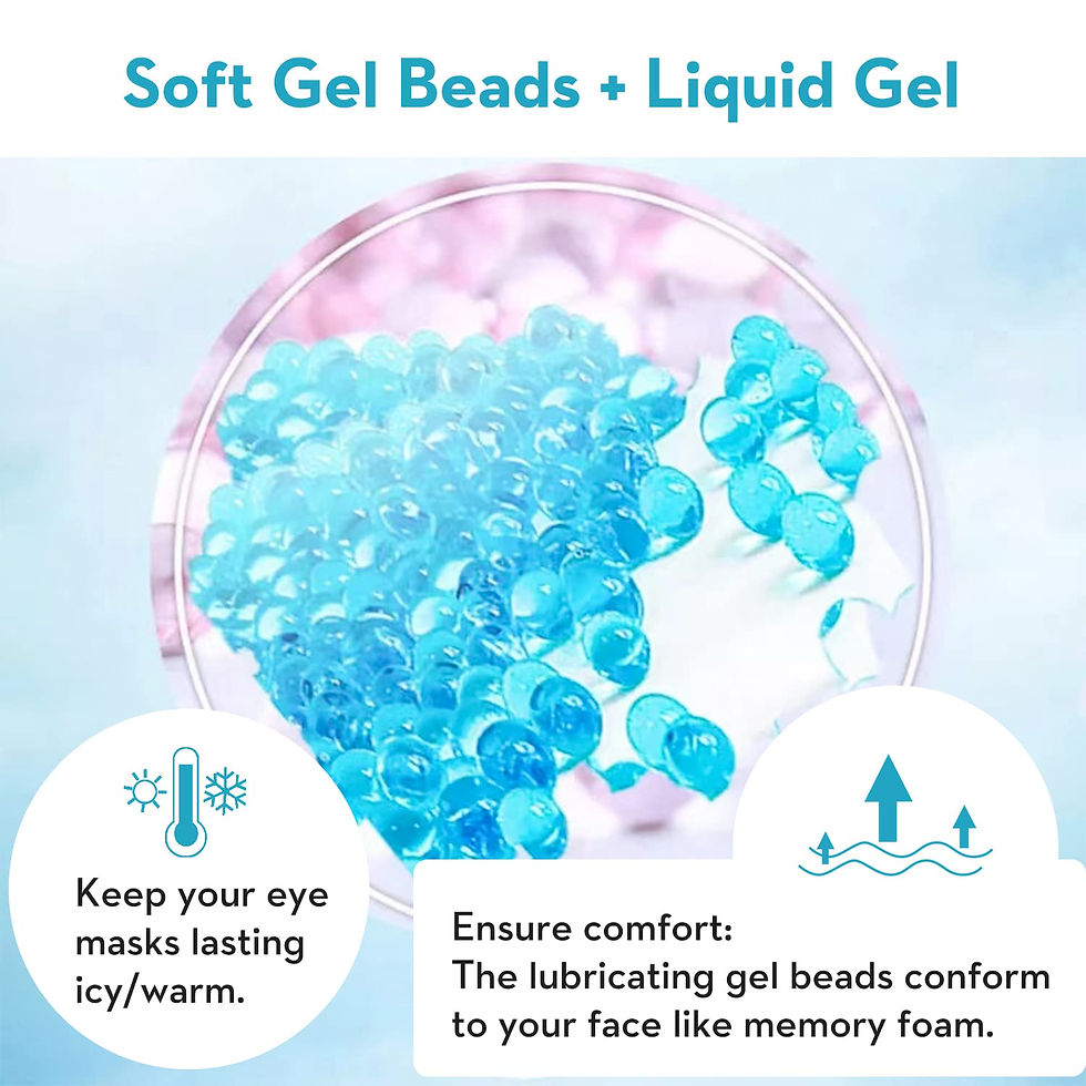 Thumbnail: Reusable Cooling Gel Eye Mask for Migraines and Puffy Eyes