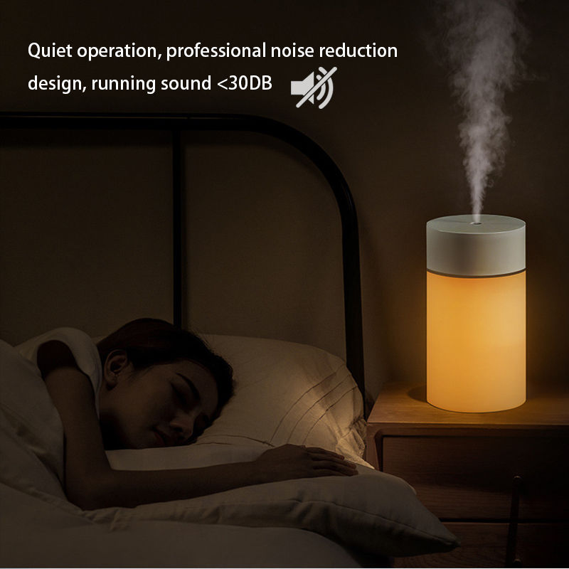 Thumbnail: 260ml USB Ultrasonic Air Humidifier with LED Lamp and Essential Oil Diffuser