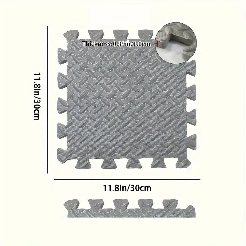 Thumbnail: Non-Slip Foam Fitness Floor Tile Protection Mats