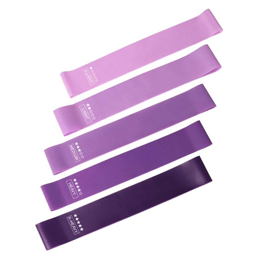 5-Level Latex Resistance Loop Bands for Fitness and Yoga