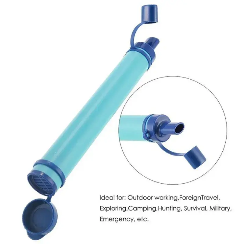Thumbnail: Portable Outdoor Camping Water Filter Straw