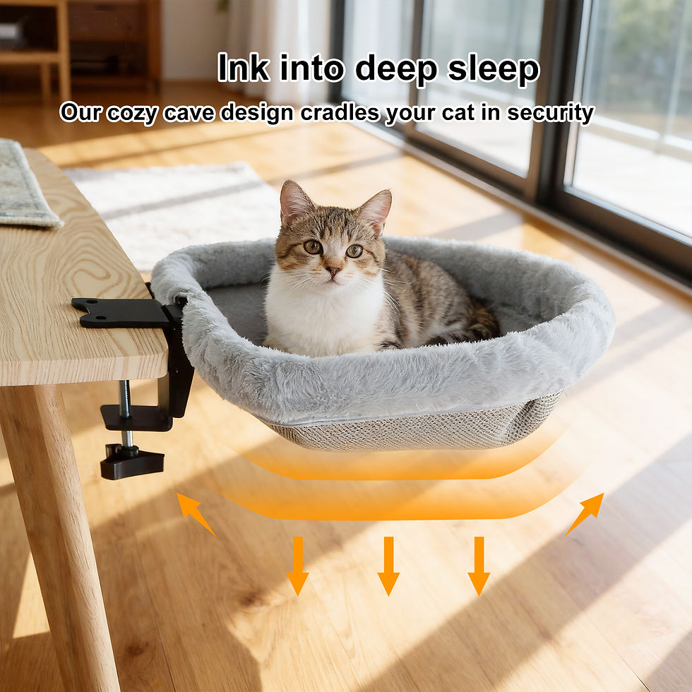 Thumbnail: Foldable Sunken Cat Desk Bed