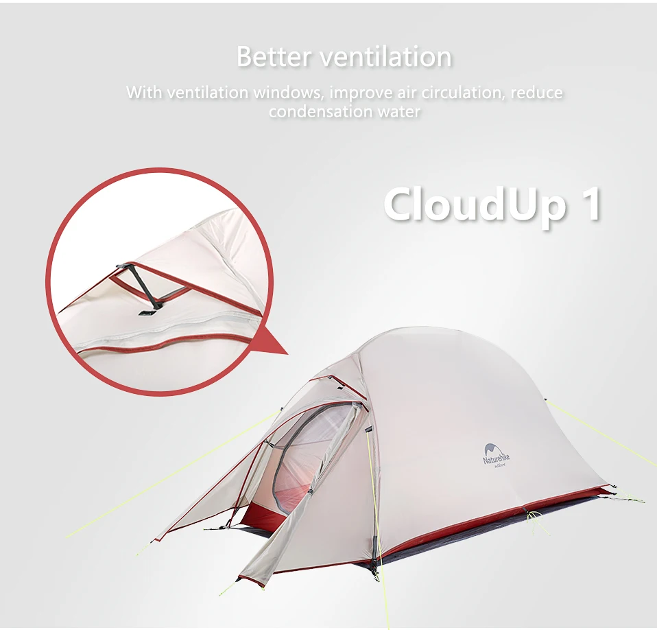 Thumbnail: Naturehike Cloud Up Waterproof Two Person Trekking Tent