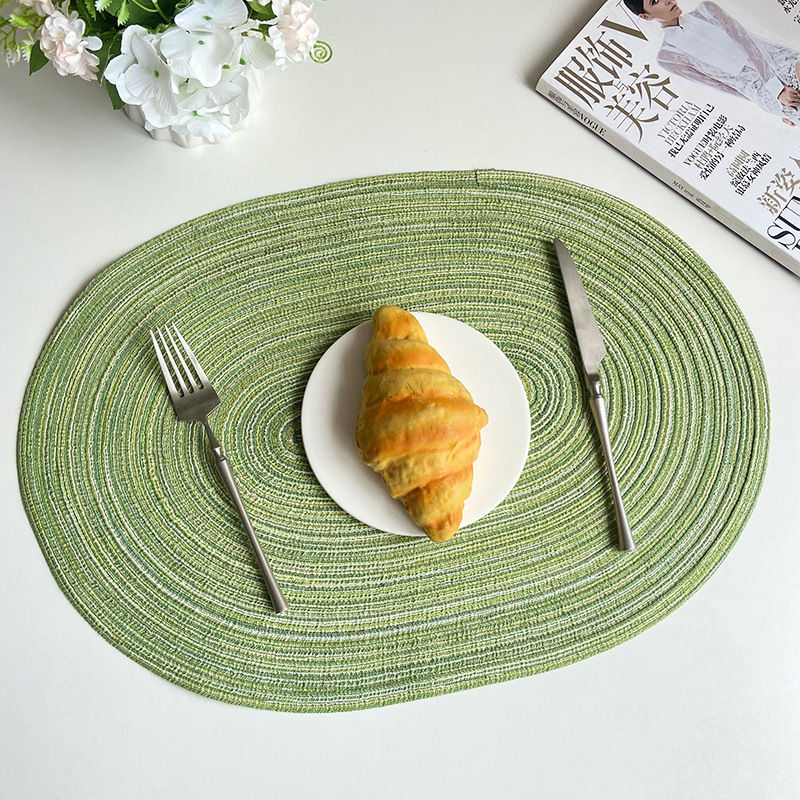 Thumbnail: Oval Braided Table Placemats