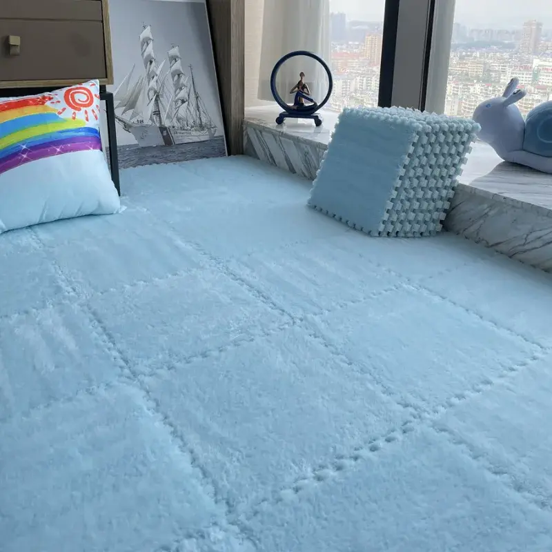 Thumbnail: Fluffy EVA Foam Puzzle Mat for Children and Home