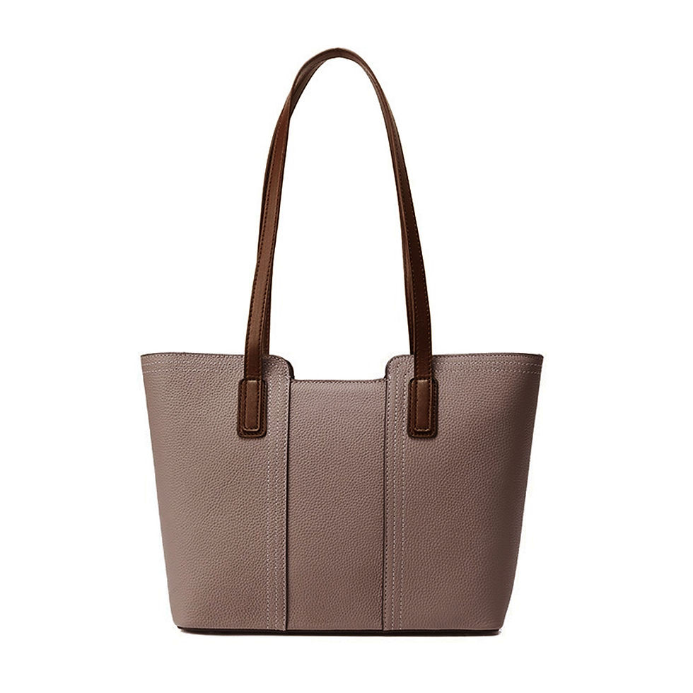 Thumbnail: Zency Genuine Leather Classic Work Tote Bag