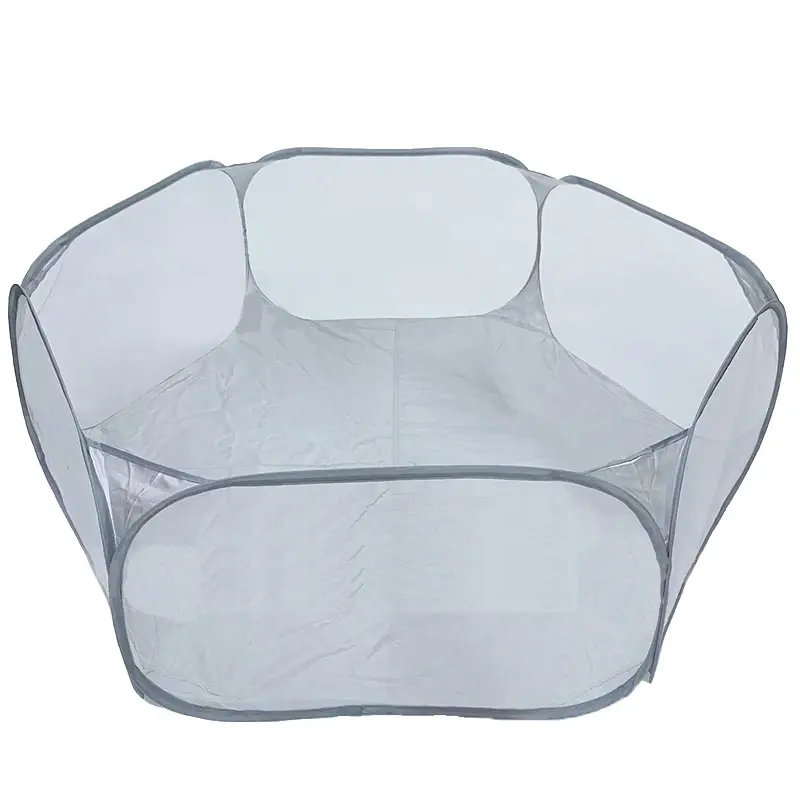 Thumbnail: Portable Transparent Small Pet Playpen and Tent