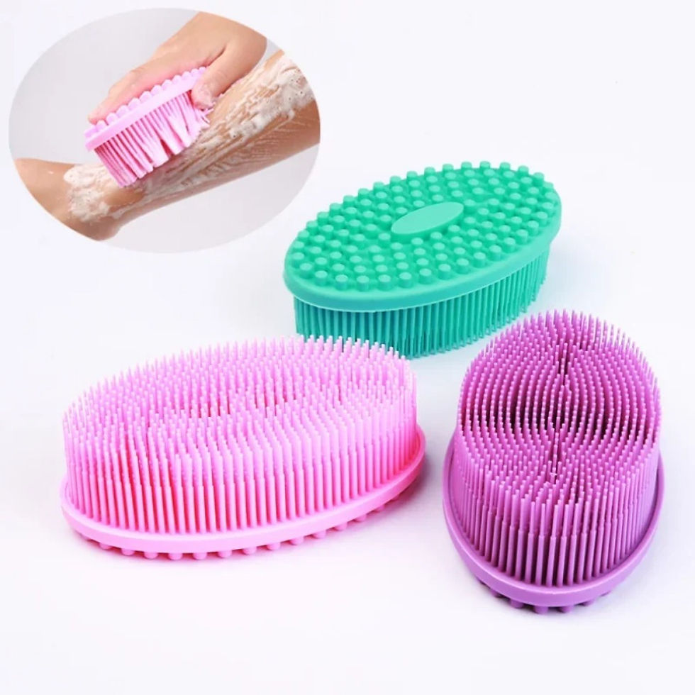 Thumbnail: Silicone Body Scrubber and Bath Brush
