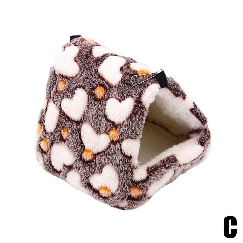Thumbnail: Flannel Bread-Shaped Warm Small Pet Bed for Hamsters and Rodents