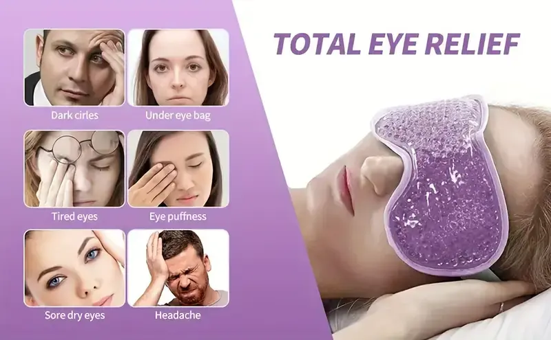 Thumbnail: Reusable Cooling Gel Eye Mask for Migraines and Puffy Eyes