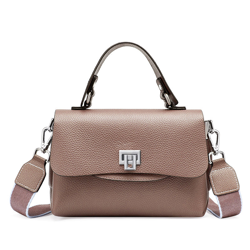 Thumbnail: Zency Genuine Leather Envelope Top-Handle Bag