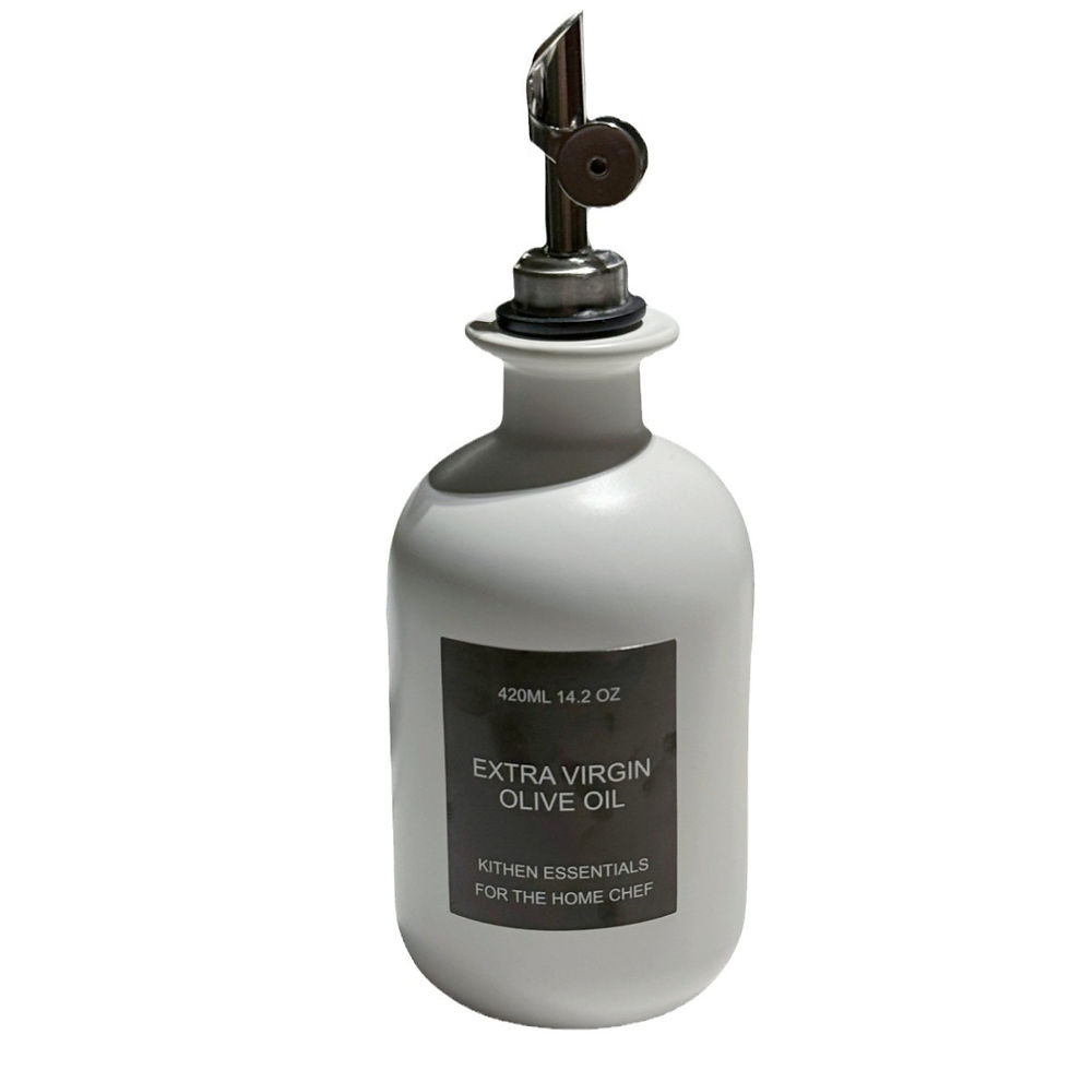Thumbnail: Ceramic Automatic Opening Soy Sauce and Oil Dispenser Bottle