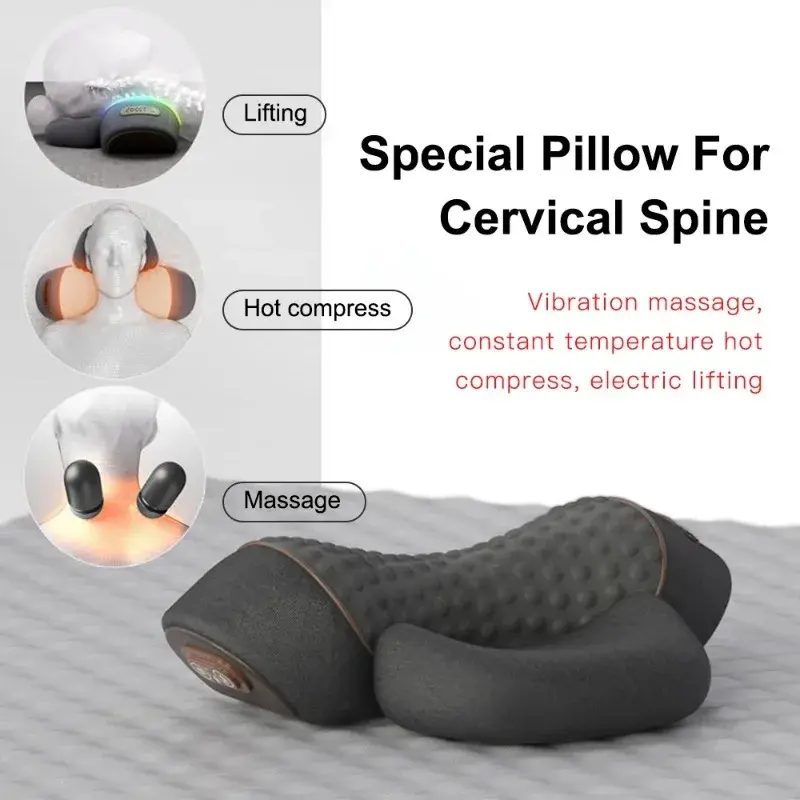 Thumbnail: Cervical Stretcher and Neck Massager Pillow