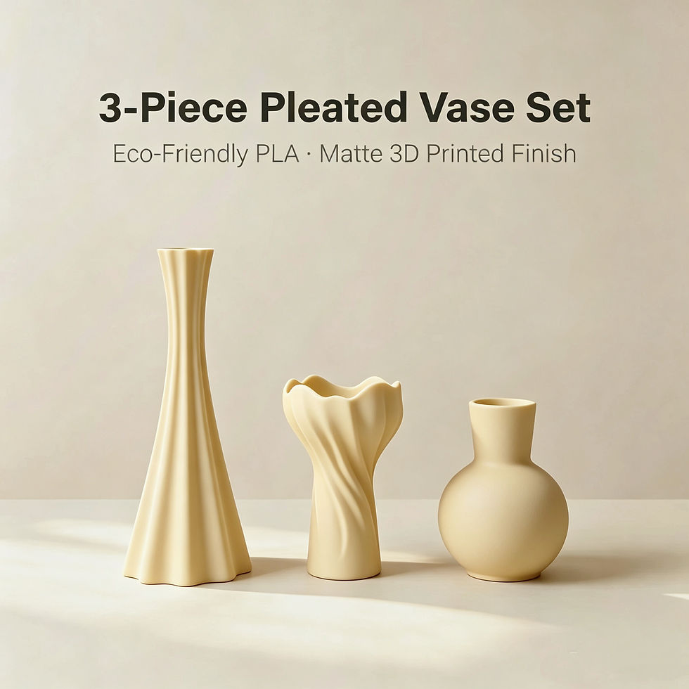 Thumbnail: Wabi-Sabi Mini Decorative Vase Set