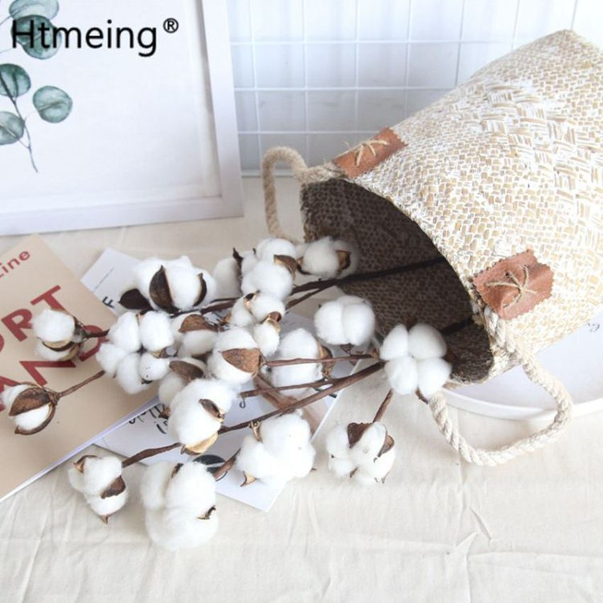 Thumbnail: Artificial Cotton Floral Spray for Home and Wedding Decor