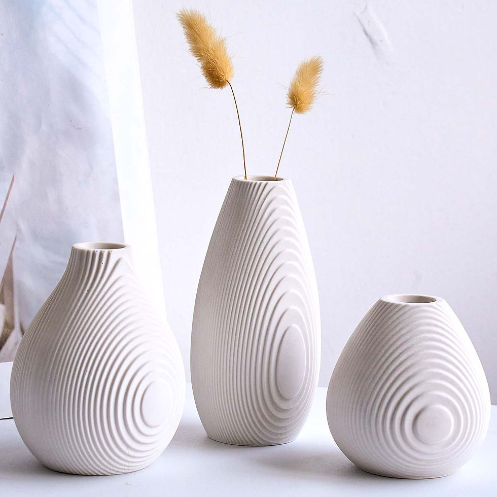 Thumbnail: Nordic Ripples DIY Silicone Vase Mould