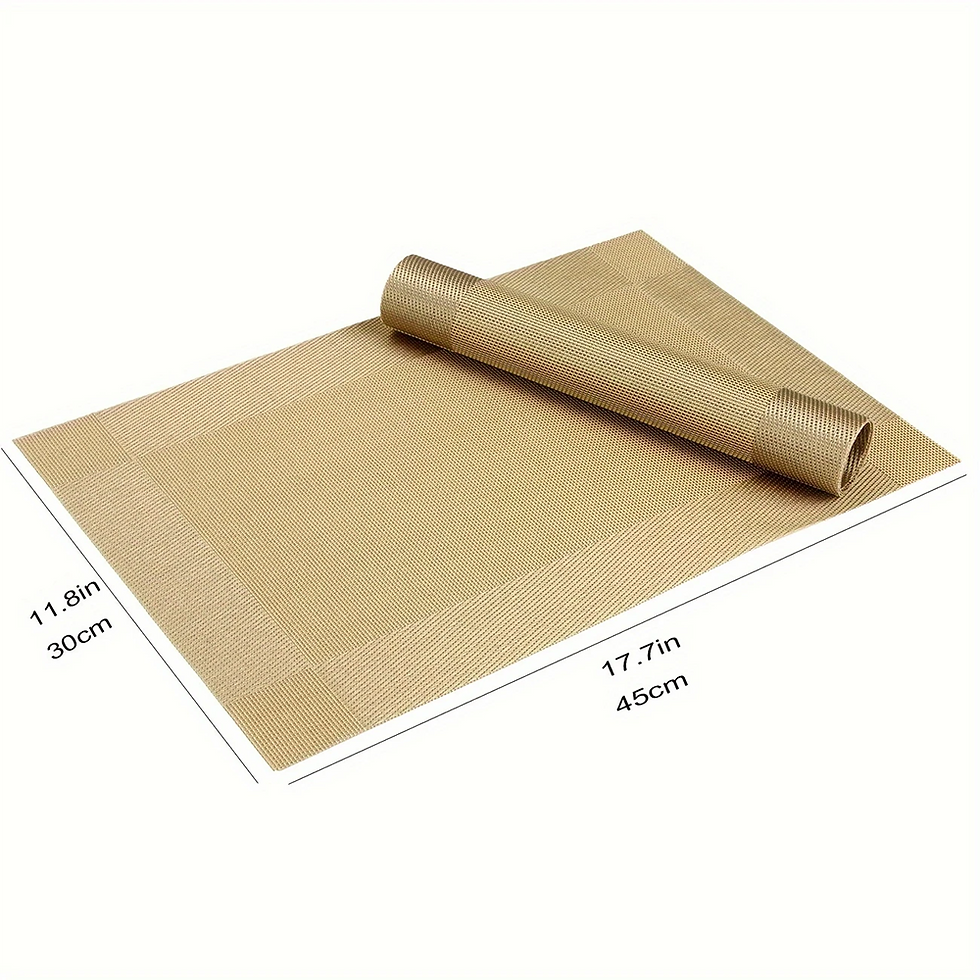 Thumbnail: Heat-Resistant Washable Vinyl Table Placemats