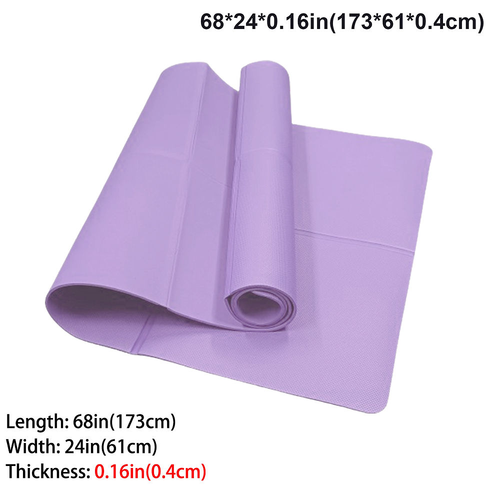 Thumbnail: Eco-Friendly Foldable Travel Fitness Yoga Mat