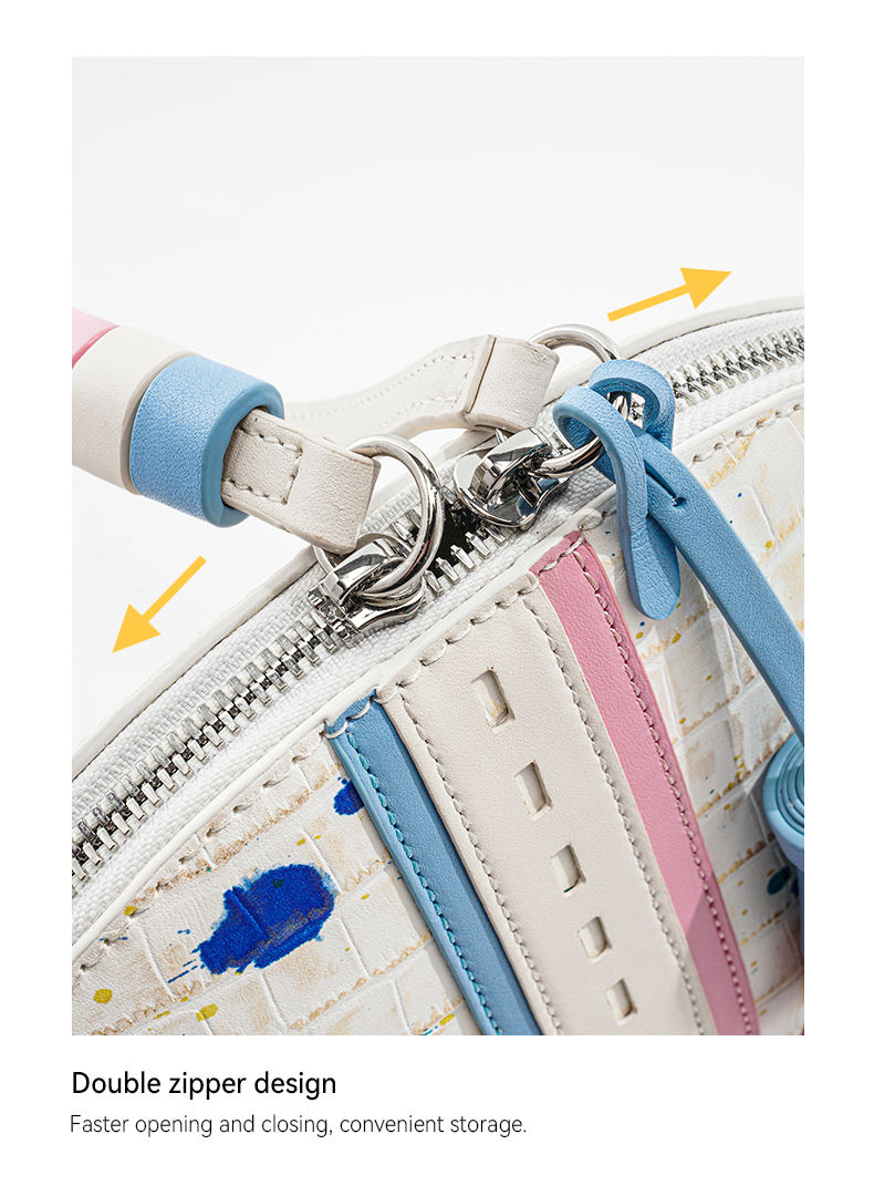 Thumbnail: Bafelli Designer Genuine Leather Luxury Handbag