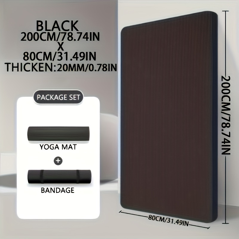 Thumbnail: Thick NBR Non-Slip Yoga and Camping Mat