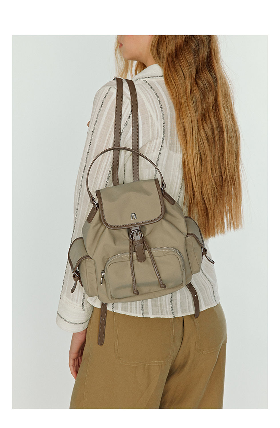 Thumbnail: La Festin Fashion Cotton Shoulder Backpack