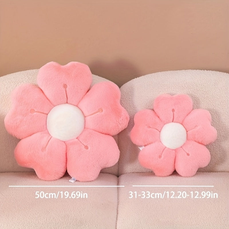 Thumbnail: Soft Plush Daisy Flower Decorative Cushion