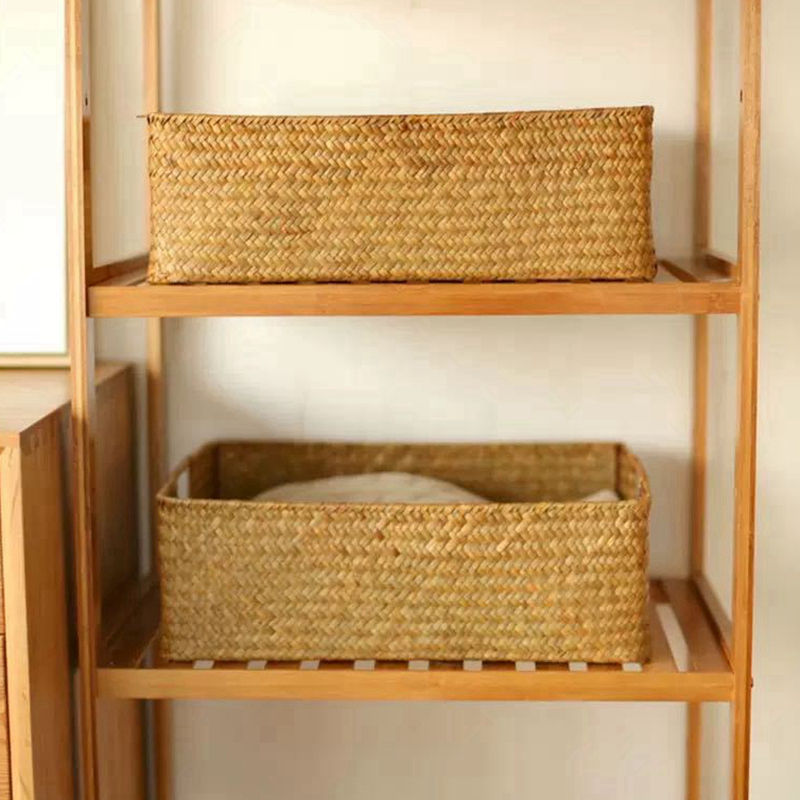 Thumbnail: Woven Seagrass Natural Storage Basket