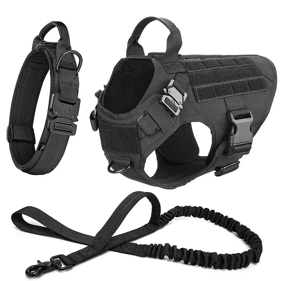 Thumbnail: Tactical Dog Harness and Leash Set