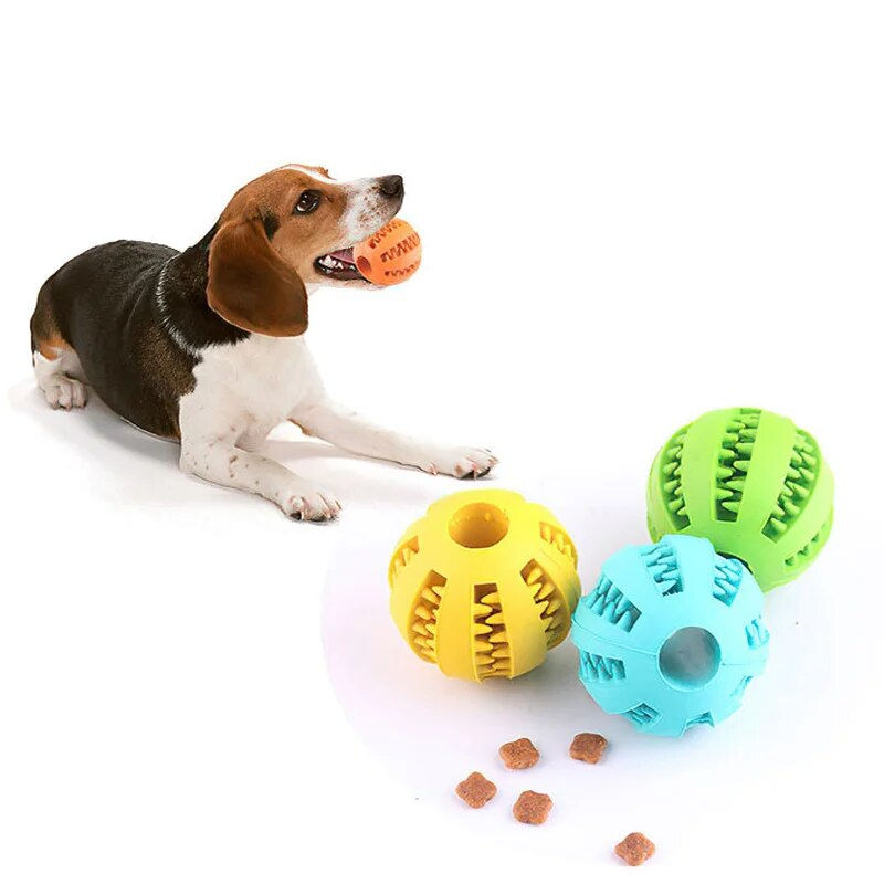 Thumbnail: Bite-Resistant Rubber Dog Toy Ball