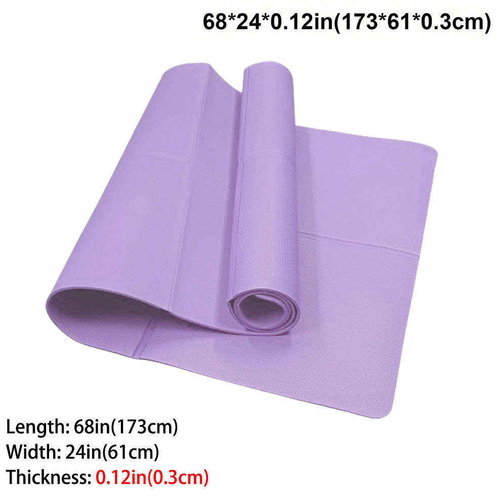 Thumbnail: Eco-Friendly Foldable Travel Fitness Yoga Mat