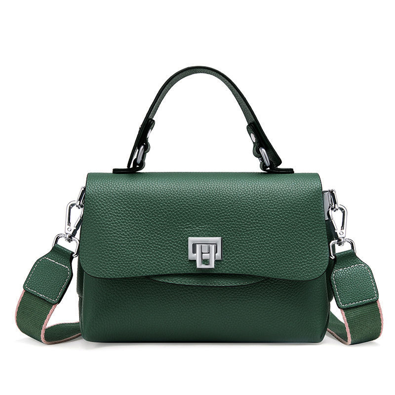 Thumbnail: Zency Genuine Leather Envelope Top-Handle Bag