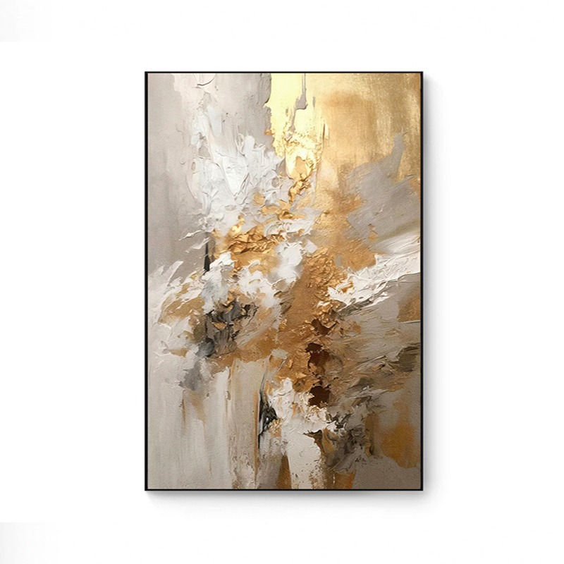 Thumbnail: Hand Painted Textured Abstract Acrylic Painting