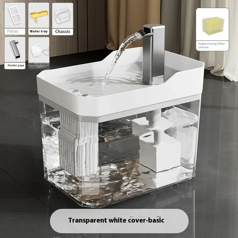 Thumbnail: Automatic Pet Food Bowl and Water Fountain Feeder