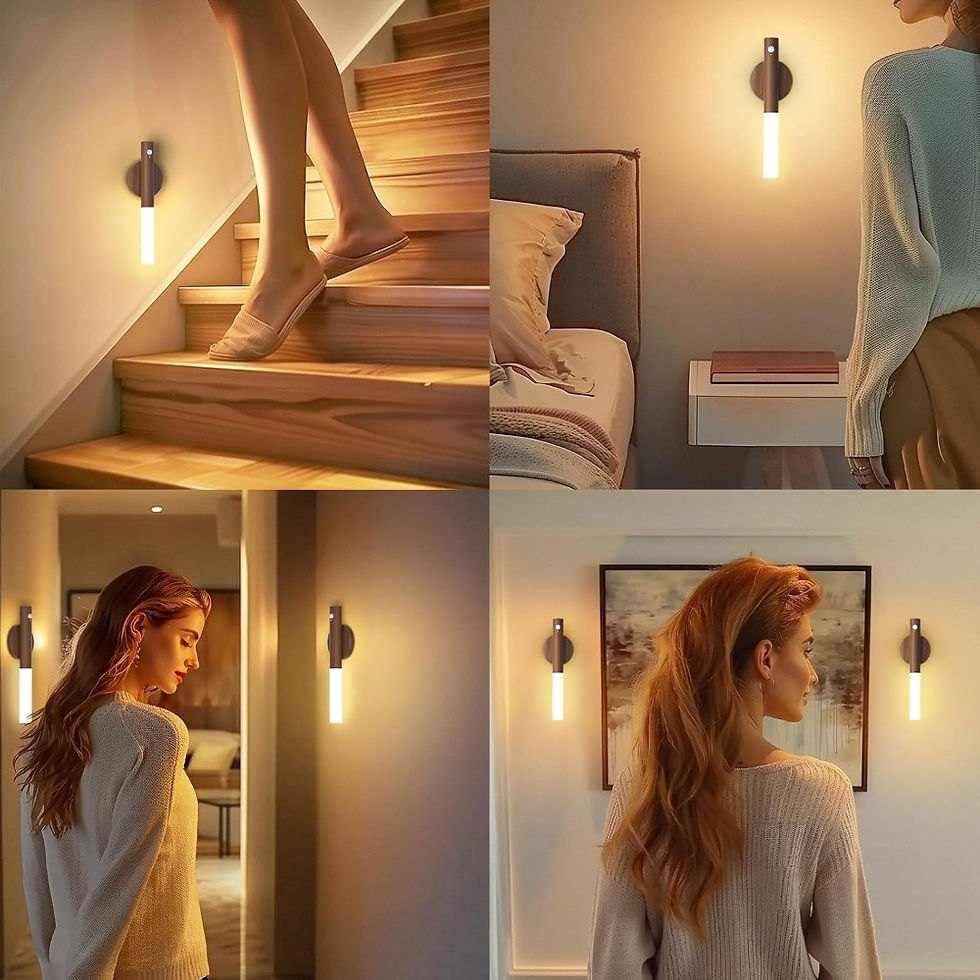 Thumbnail: USB Rechargeable LED Motion Sensor Night Light