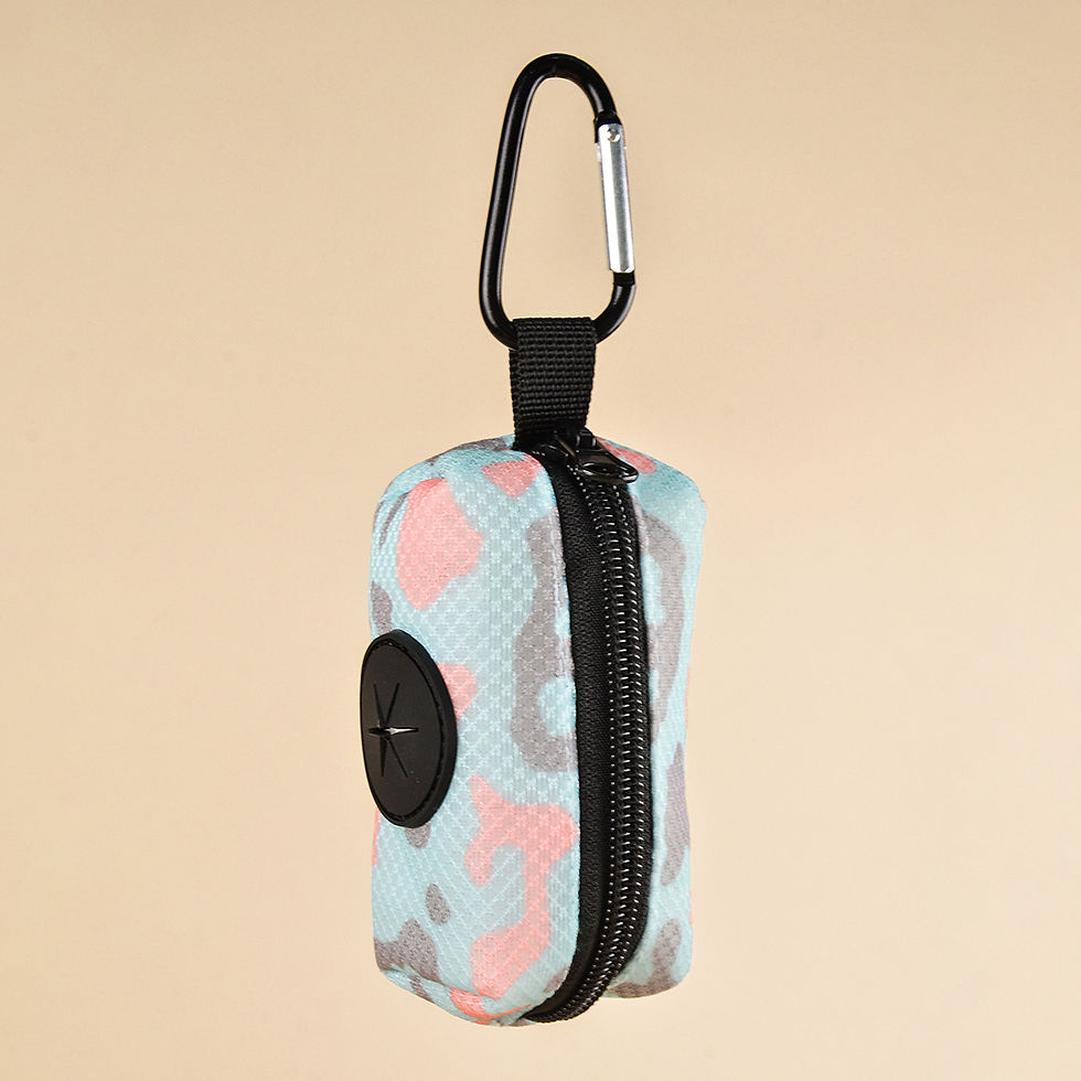 Thumbnail: Abstract Designer Print Pet Poop Bag Holder Dispenser