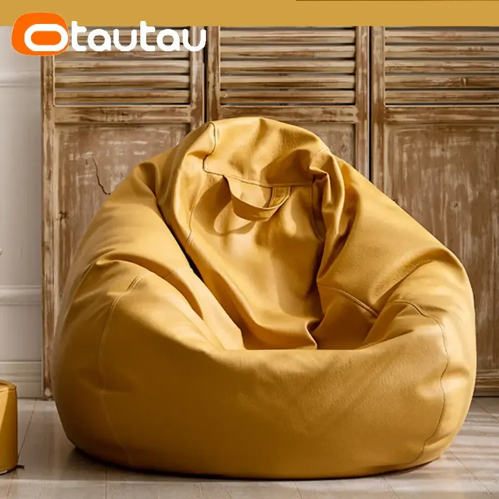 Thumbnail: OTAUTAU 70cm Faux Leather Bean Bag Sofa with Filler