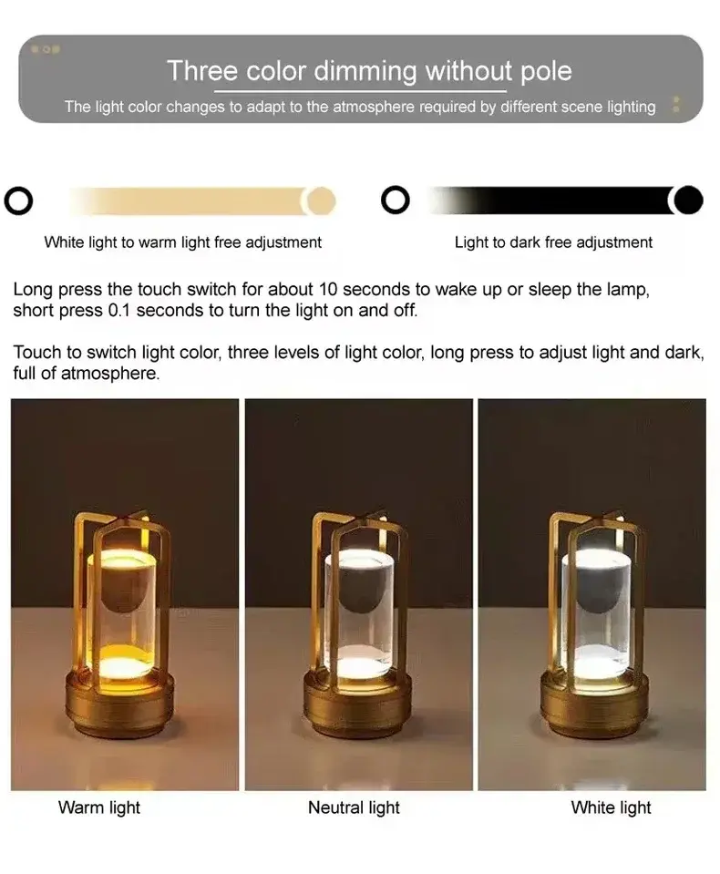 Thumbnail: Rechargeable Wireless LED Touch Desk Lamp