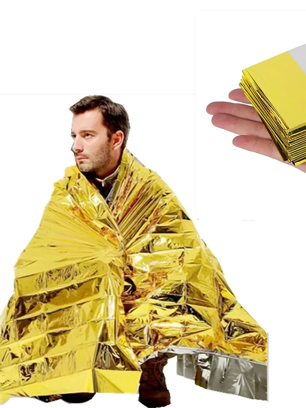 Thumbnail: Waterproof Emergency Thermal Blanket 160x210cm