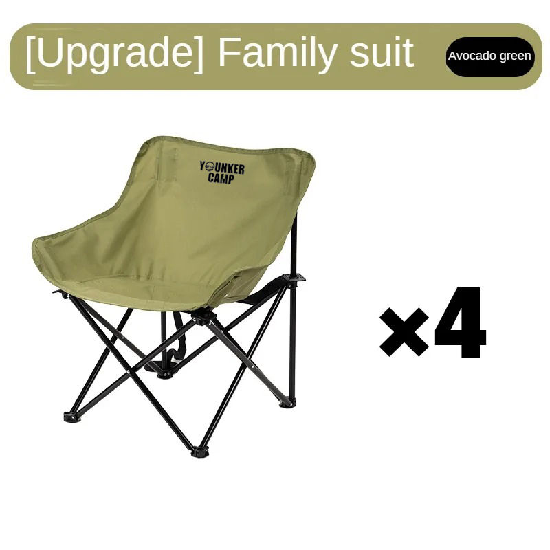 Thumbnail: Portable Outdoor Folding Moon Chair
