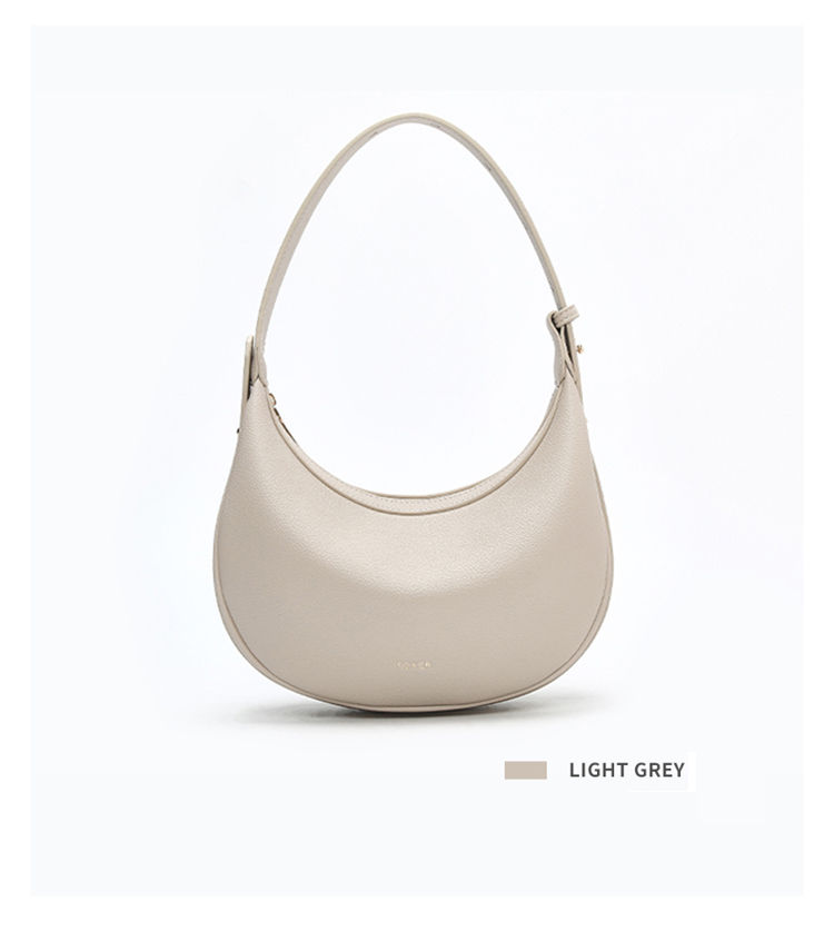 Thumbnail: FOXER Women's PU Leather Crescent Underarm Shoulder Bag