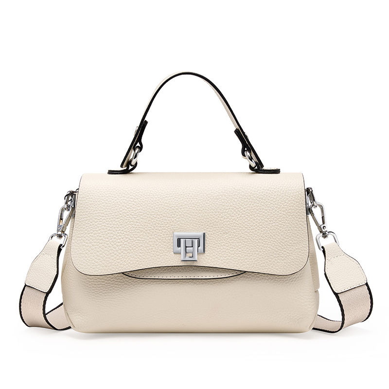 Thumbnail: Zency Genuine Leather Envelope Top-Handle Bag