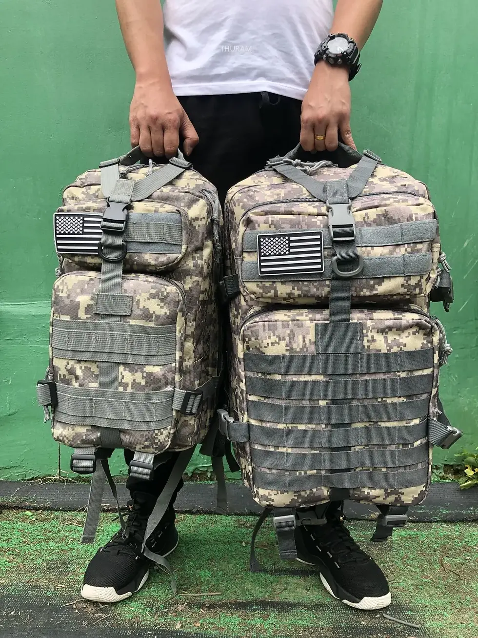 Thumbnail: Sturdy Nylon Waterproof Tactical Sports Backpack