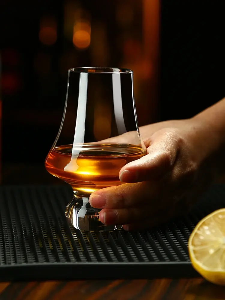 Thumbnail: Handmade Crystal Whiskey Tulip Glass and Cognac Tasting Cup
